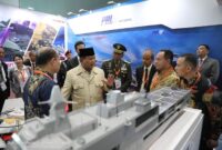 Menteri Pertahanan Prabowo Subianto memimpin Delegasi Indonesia yang berpartisipasi dalam the 16th edition of the IDEX 2023. (Dok. Tim Media Prabowo Subianto)