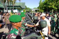 Menteri Pertahanan Prabowo Subianto mengunjungi Kodim 1607/Sumbawa, Nusa Tenggara Barat (NTB). (Dok. Tim Media Prabowo Subianto)