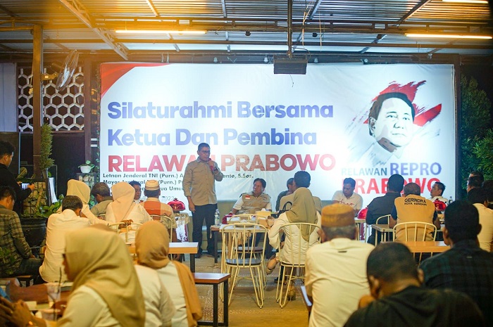 Acara silaturahmi dan deklarasi dukungan kepada Menteri Pertahanan RI Prabowo Subianto untuk pemilihan presiden 2024. (Foto Dok. Tim Relawan Prabowo)