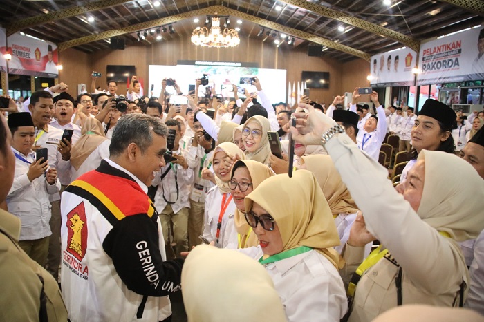 Sekjen Partai Gerindra Ahmad Muzani menghadiri Rapat Koordinasi Daerah (Rakorda) DPD Gerindra Sumatera Selatan. (Dok. Tim Media Gerindra)