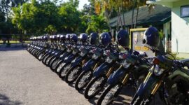 Sepeda motor untuk bintara pembina desa (Babinsa). (Dok. Tim Media Prabowo Subianto) 
