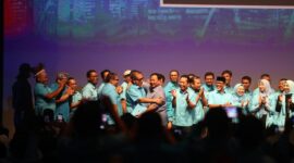 Partai Gelora Indonesia resmi mendukung Prabowo Subianto maju sebagai bakal calon presiden untuk Pemilihan Presiden (Pilpres) 2024. (Dok. Tim Media Prabowo Subianto)
