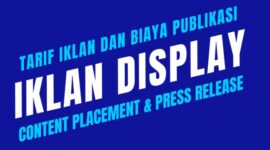 Daftar tarif iklan dan biaya publikasi di media ini dan jaringan portal berita FSMN. (Dok. Kaltimraya.com/Budipur)