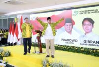 Ketua Umum Partai Gerindra Prabowo Subianto bersama Ketua Umum Golkar Airlangga Hartarto. (Dok. Tim Media Prabowo Subianto)