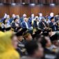 Presiden RI Prabowo Subianto mengucapkan terima kasih atas kehadiran 19 pimpinan negara dan 15 utusan khusus yang hadir di acara pelantikannya di gedung MPR/DPR. (Facebook.com @Setkab RI)