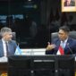 Wamentan Sudaryono dalam pertemuan bilateral dengan Wamentan Agentina Agustin Tejeda Rodriguez membahas peluang kerja sama. (Dok. Kementan)

