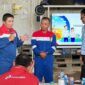 Pimpinan Pertamina Drilling kunjungi Rig PDSI#43.3 di Sembakung, Nunukan, tekankan budaya HSSE . (Dok. Pertamina Drilling)